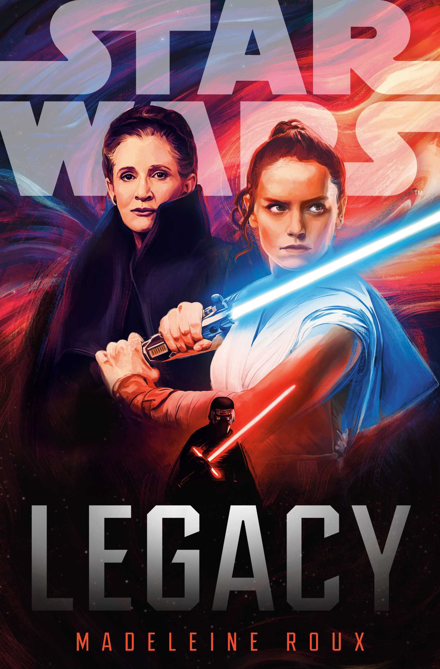 The full cover of Star Wars: Legacy featuring Leia Organa and Rey.