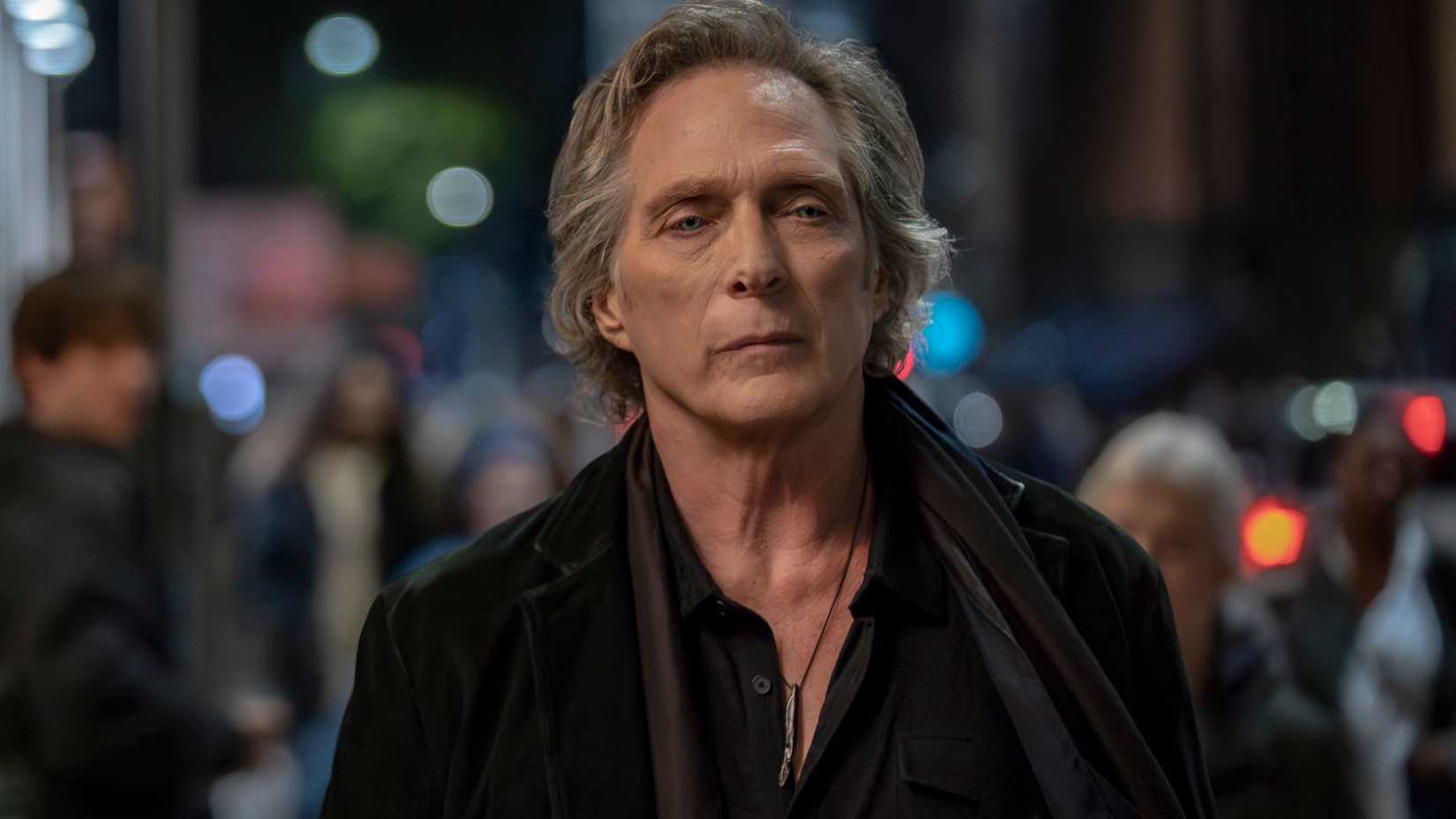 Jasper (William Fichtner) walks through the streets of London in Talamasca