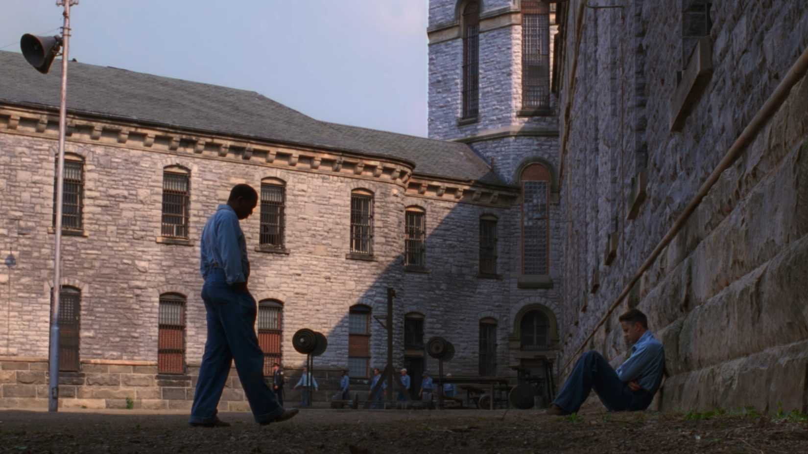 Morgan Freeman and Tim Robbins in The Shawshank Redemption