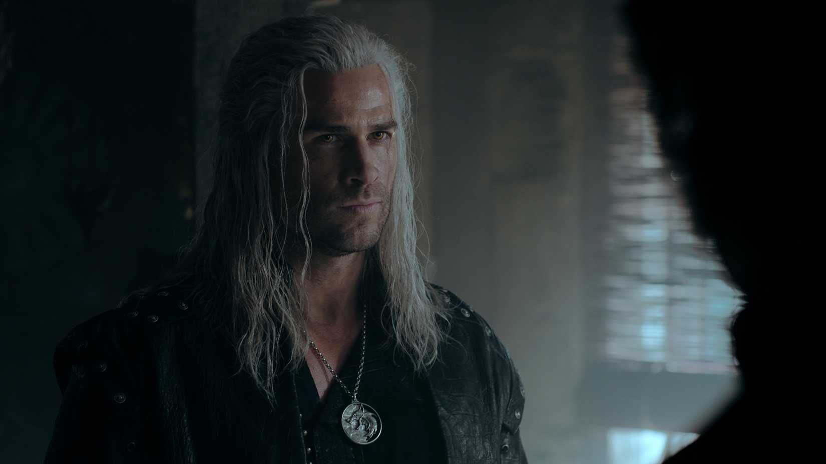 Geralt (Liam Hemsworth) looks intimidating in The Witcher season 4