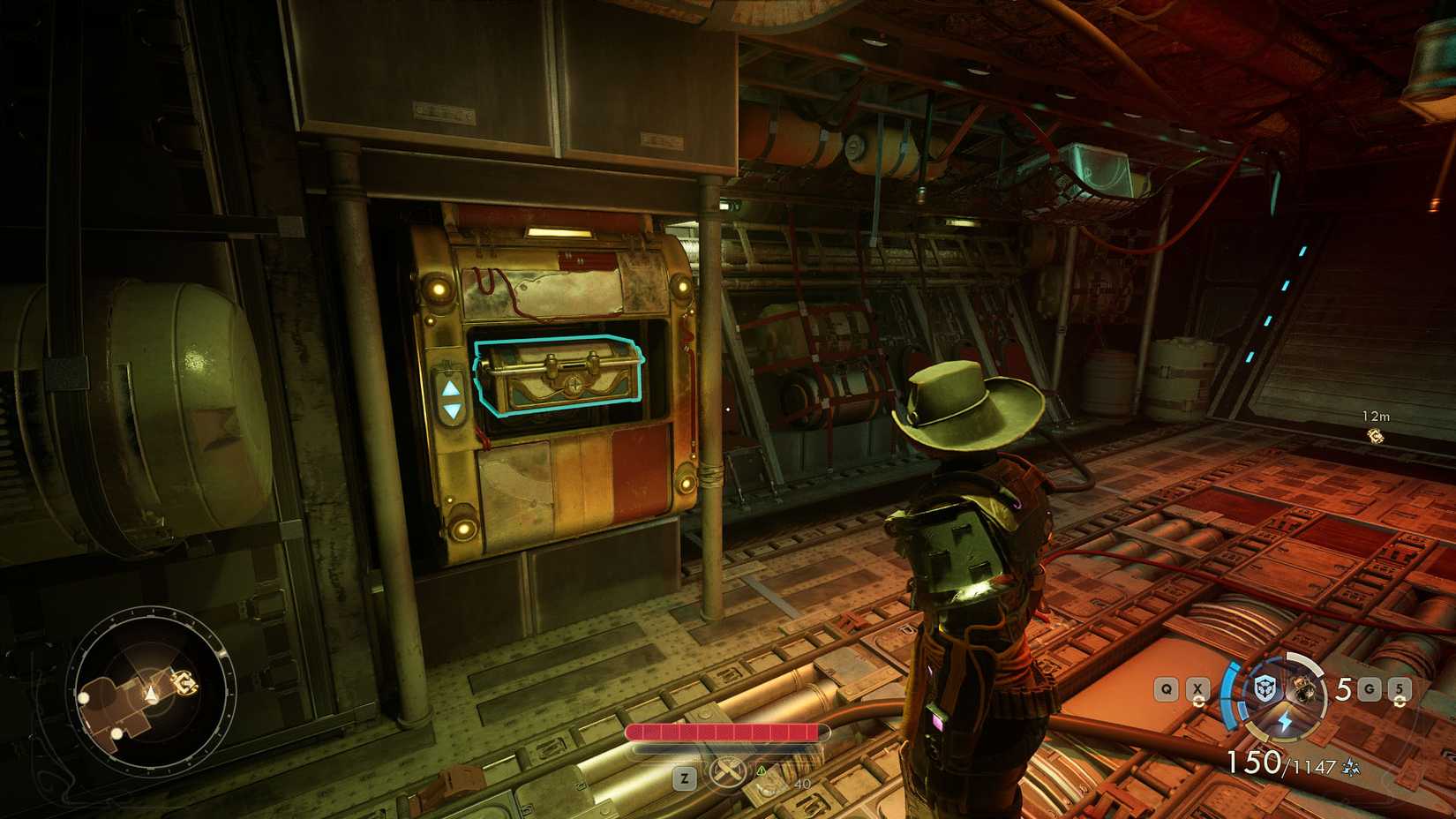 A The Outer Worlds 2 screenshot showing where players find their lockboxes inside their ship