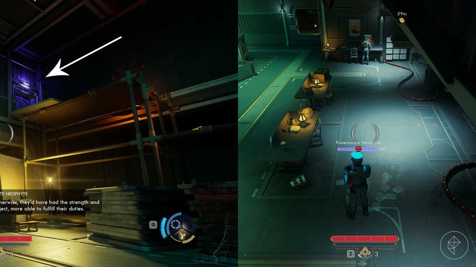 2 つの外側の世界のモンタージュ 2 特別ルートで初めて設定する必要がある場所を示すスクリーンショット