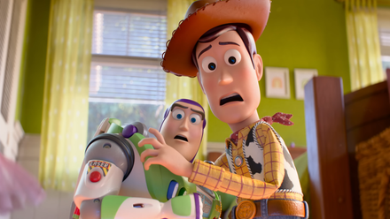 Buzz Lightyear and Woody in Toy Story 5