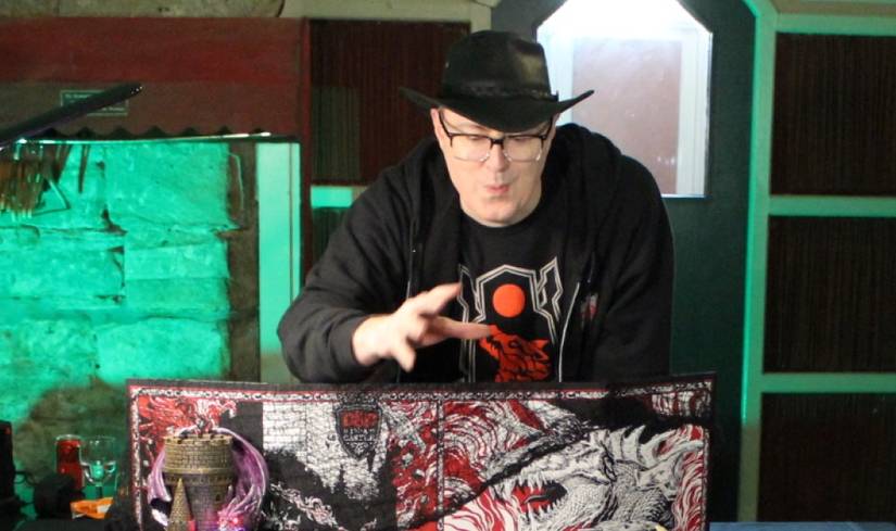 Keith Baker running a Dungeons & Dragons game