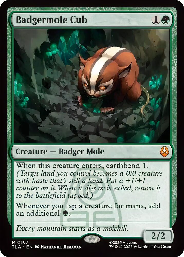 MTG Avatar's Badgermole Cub is the big chase card