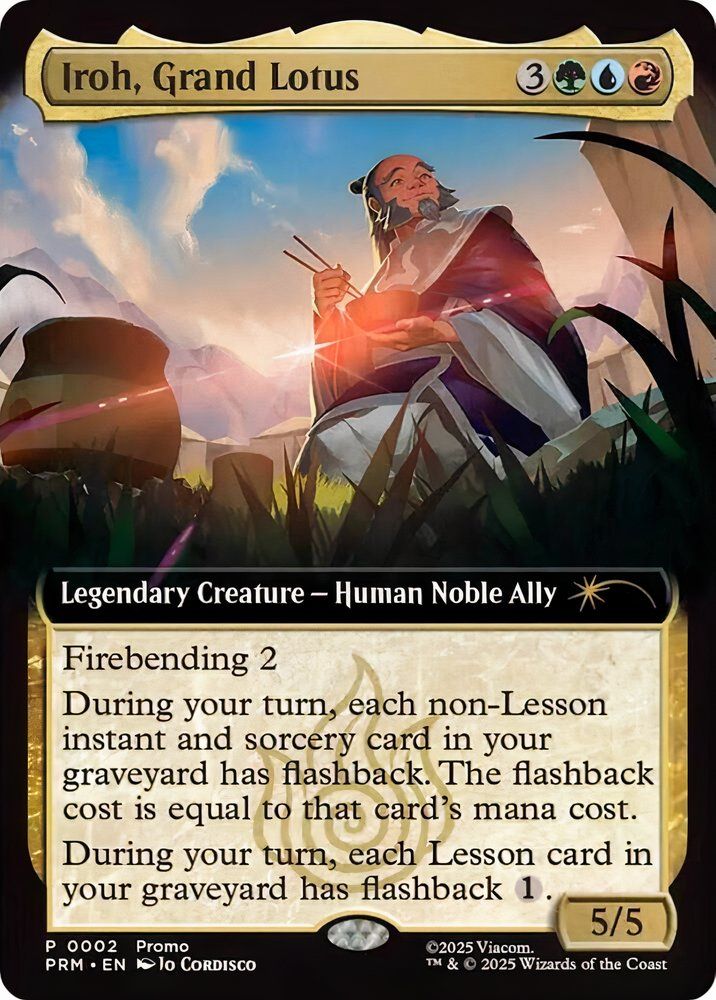 Magic: The Gathering's rarest Iroh evokes a heartbreaking Avatar moment