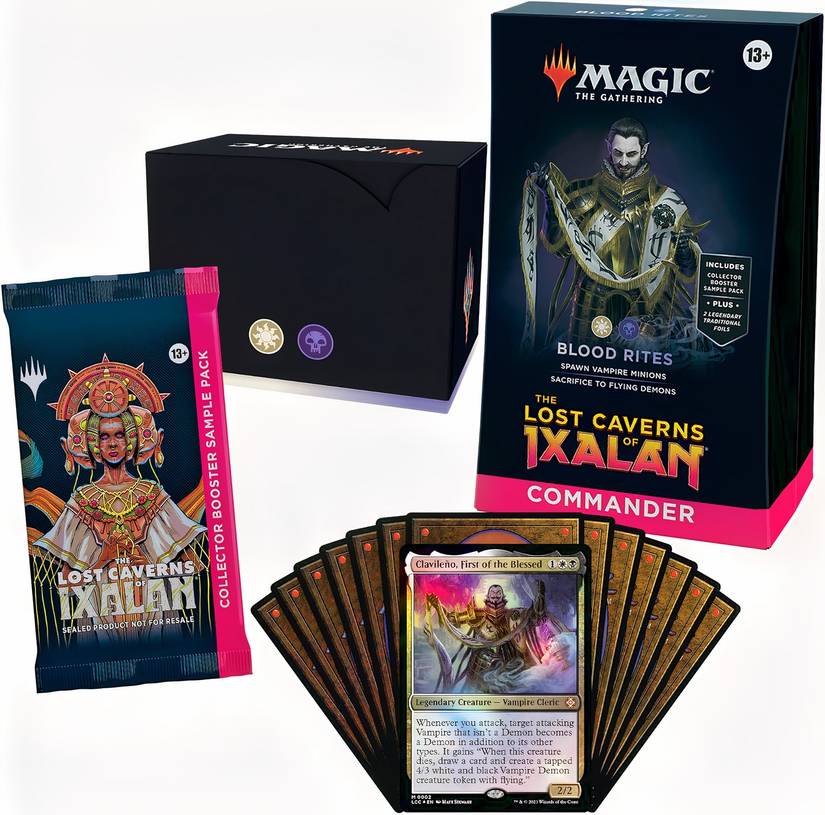 Magic: The Gathering As Cavernas Perdidas de Ixalan Commander Deck Ritos de Sangue