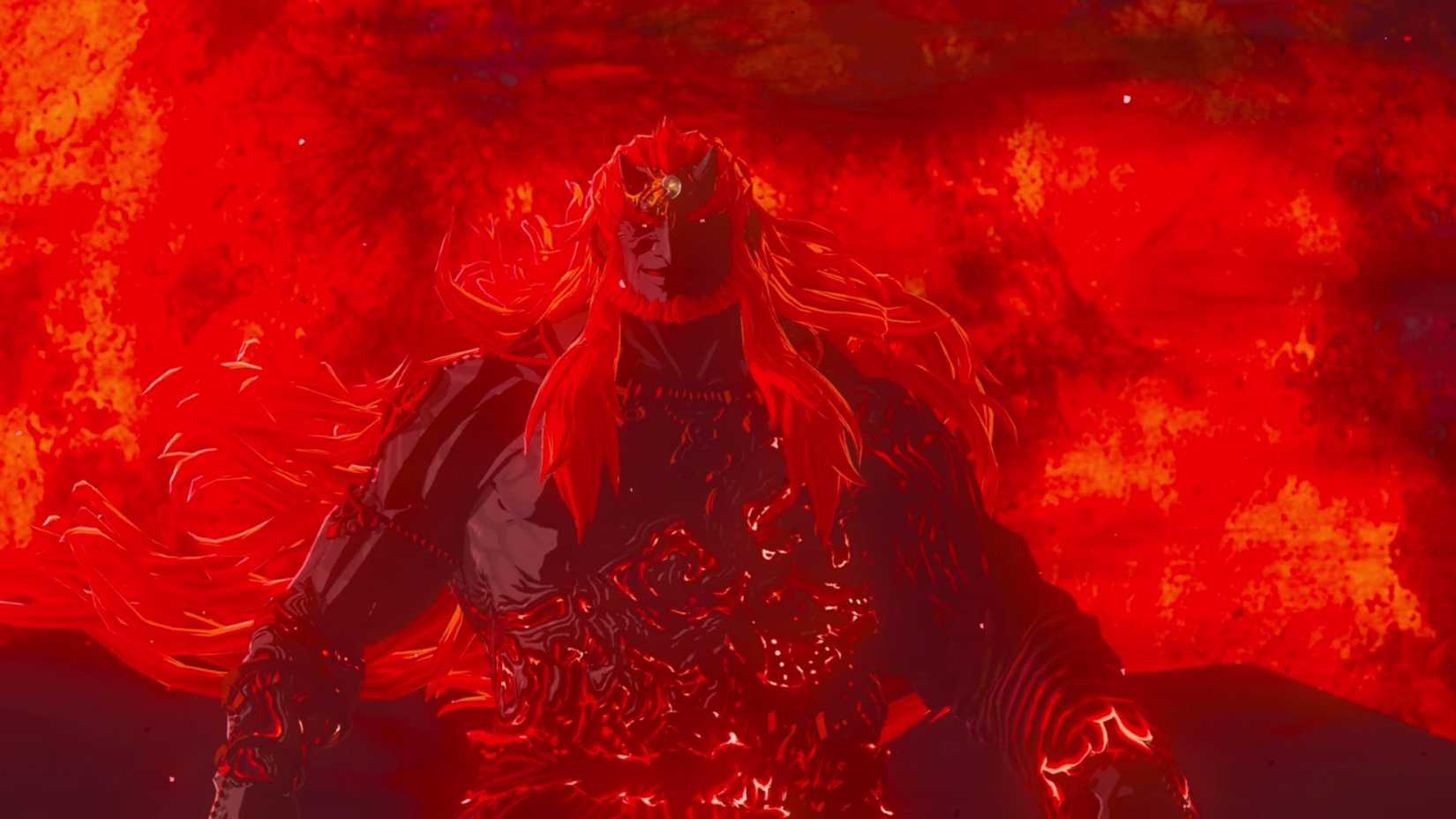 Ganondorf surrounded by dark energy in Age of Imprisonment