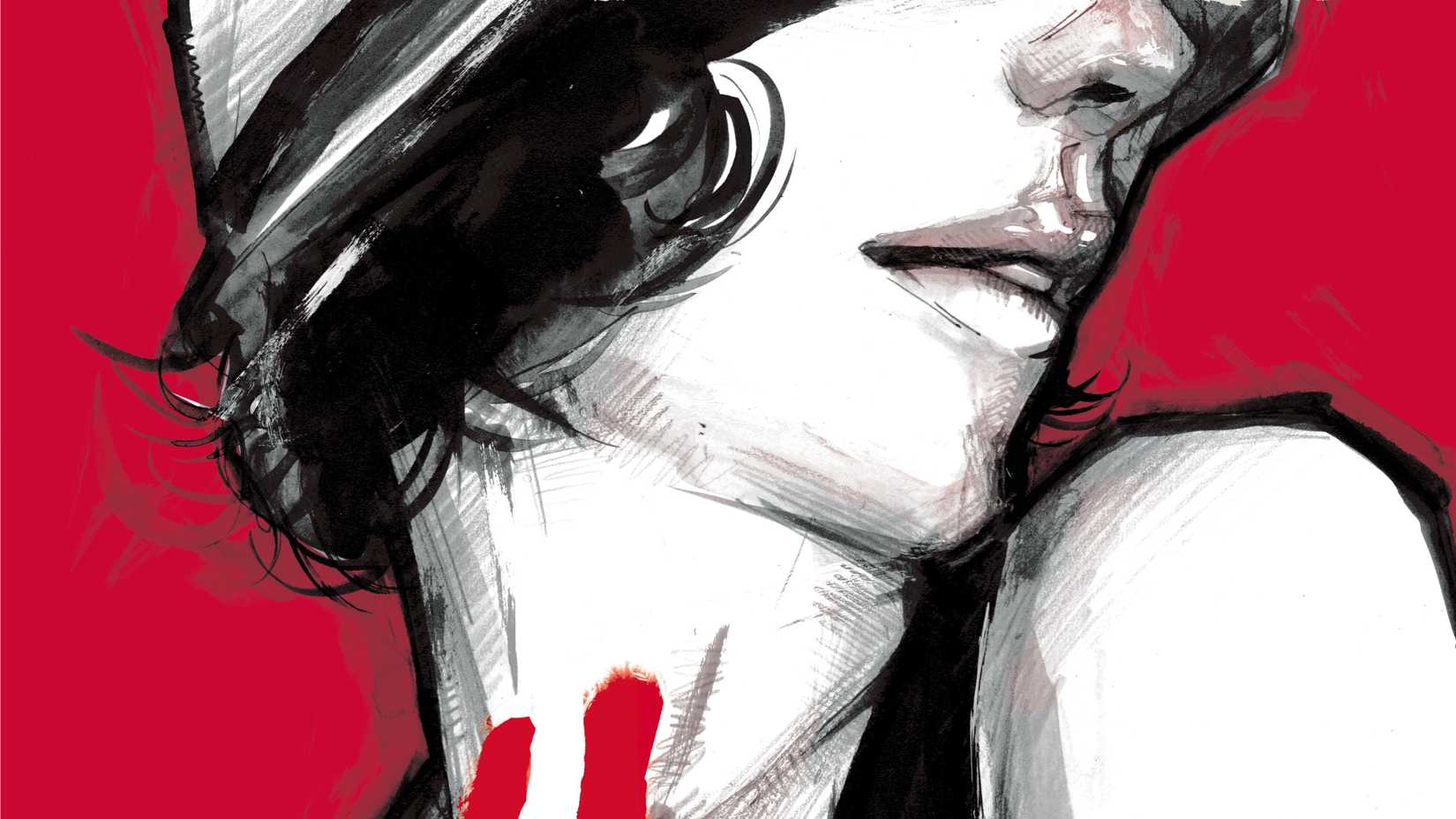 Pearl Jones tem feridas sangrentas no pescoço em American Vampire