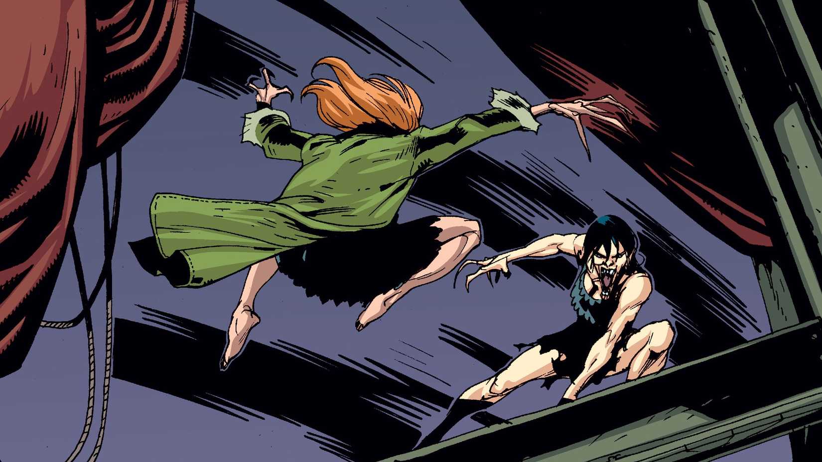 Pearl Jones luta contra Hattie Hargrove em Vampiro Americano