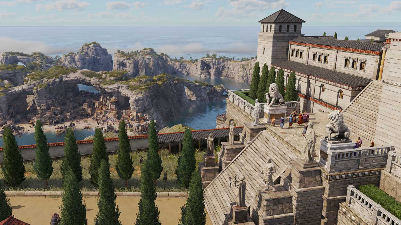 A Roman city in Anno 117: Pax Romana.