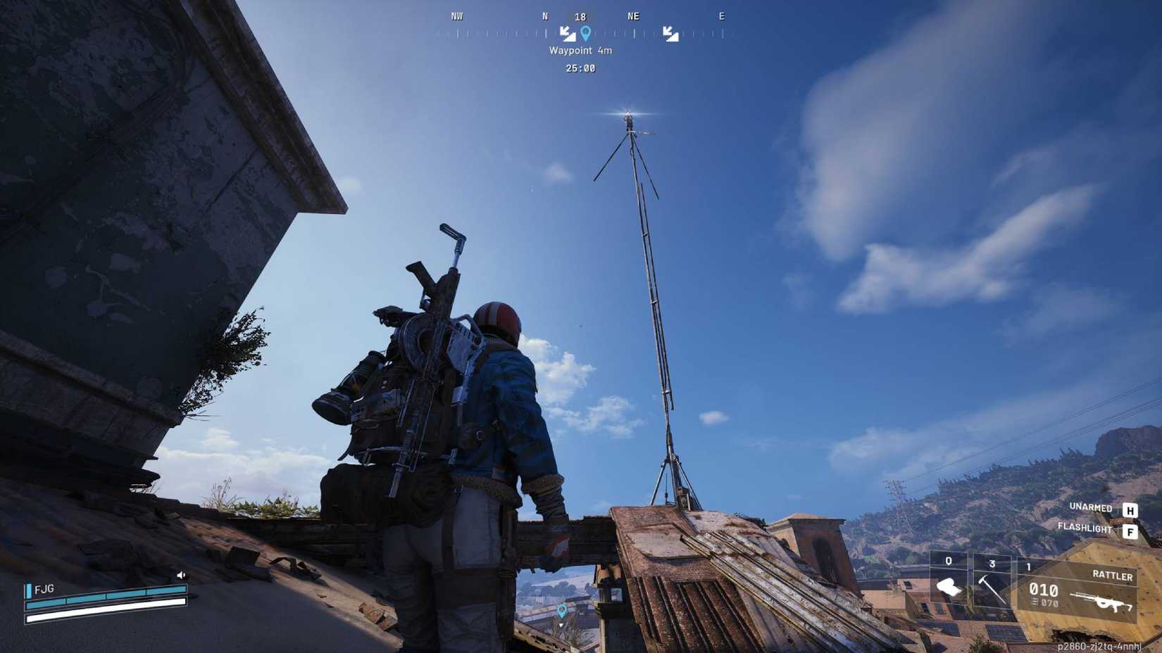 A call station in Arc Raiders in front of the player.