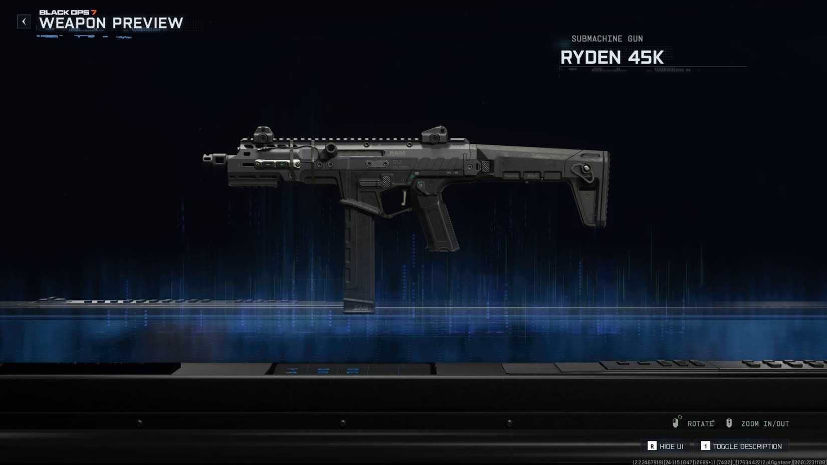 The Ryden 45K in Black Ops 7.