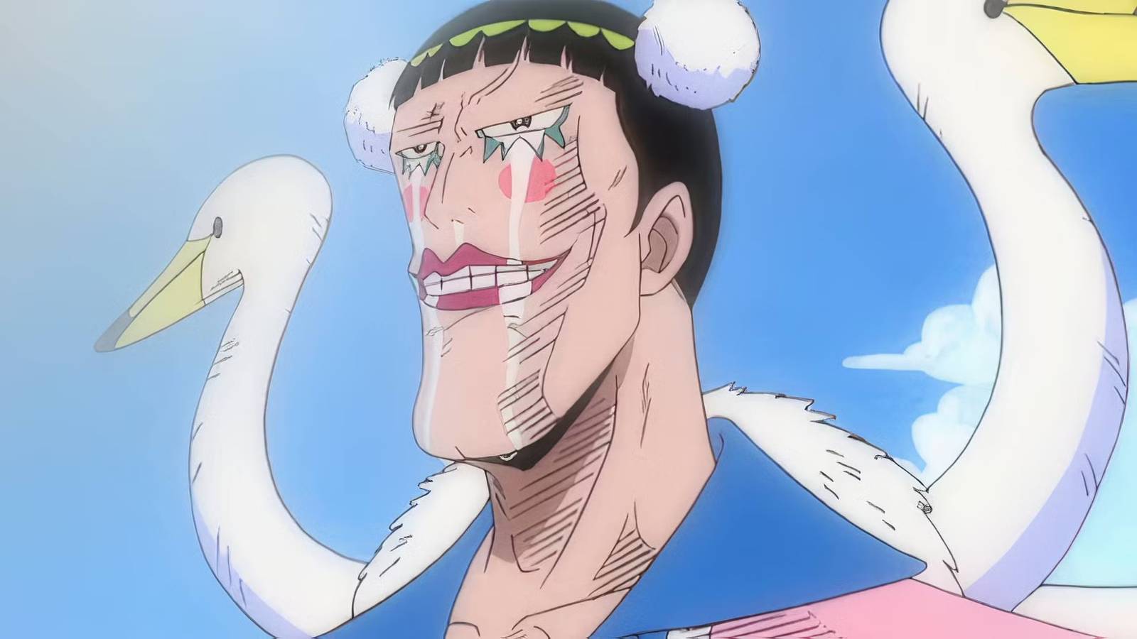 Bon Clay crying from One Piece anime