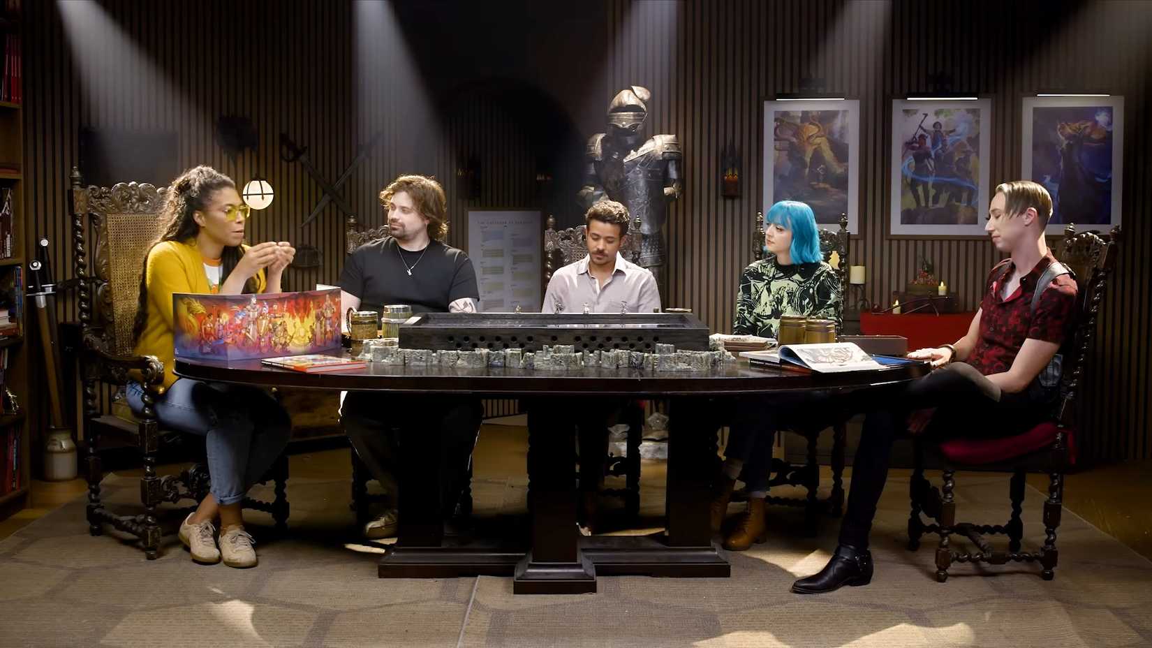 quatro famosos jogadores de D&D e seu Dungeon Master se reúnem para uma aventura oficial única ambientada em Faerûn