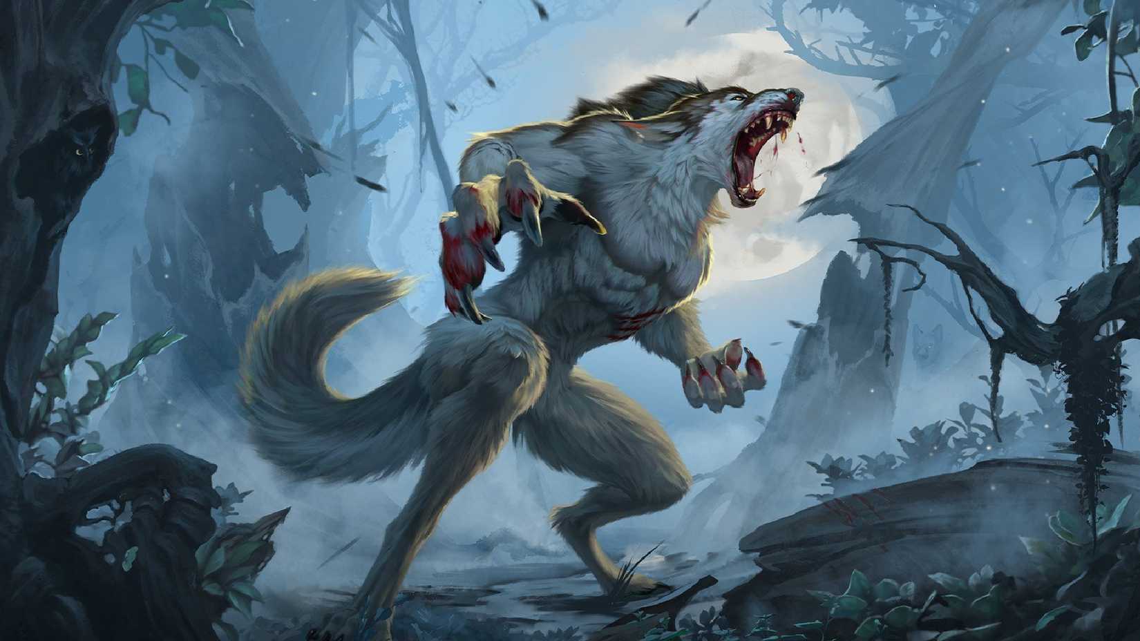 A werewolf in Daggerheart Hope & Fear expansion