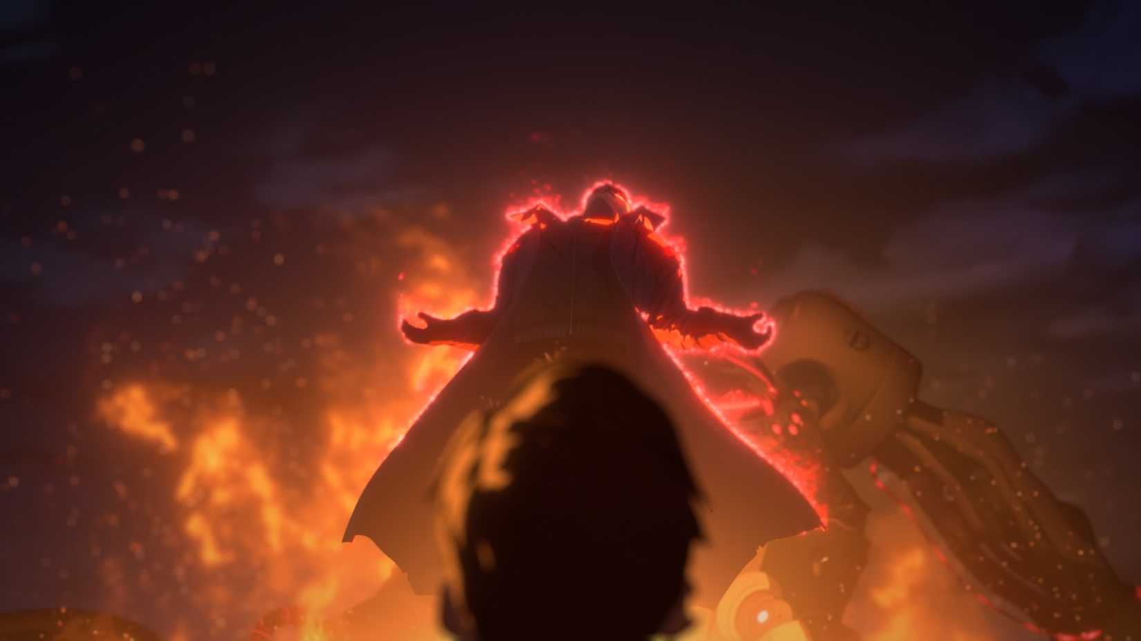 Shroud after inserting the Astral Pulse in Dispatch episode 8