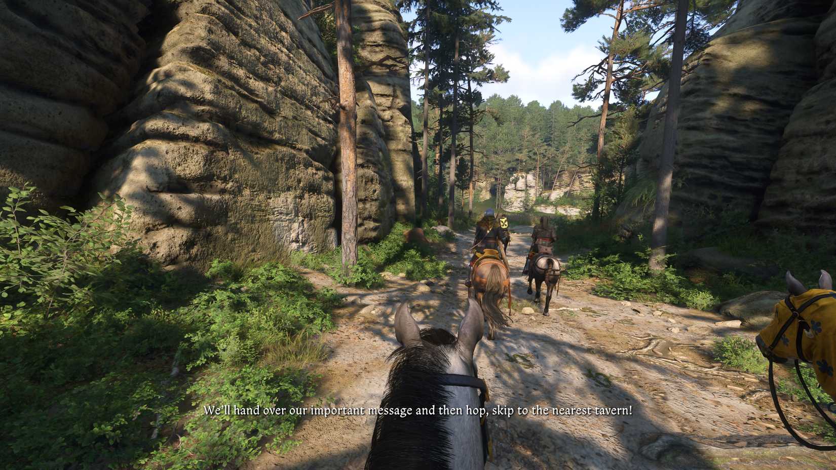 Horse riders in Kingdom Come: Deliverance 2.