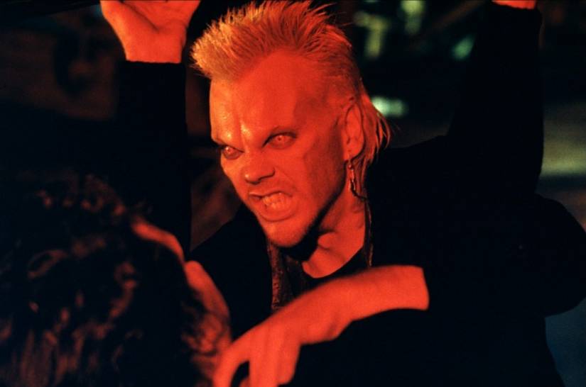 Keifer Sutherland as David in vampire form in The Lost Boys