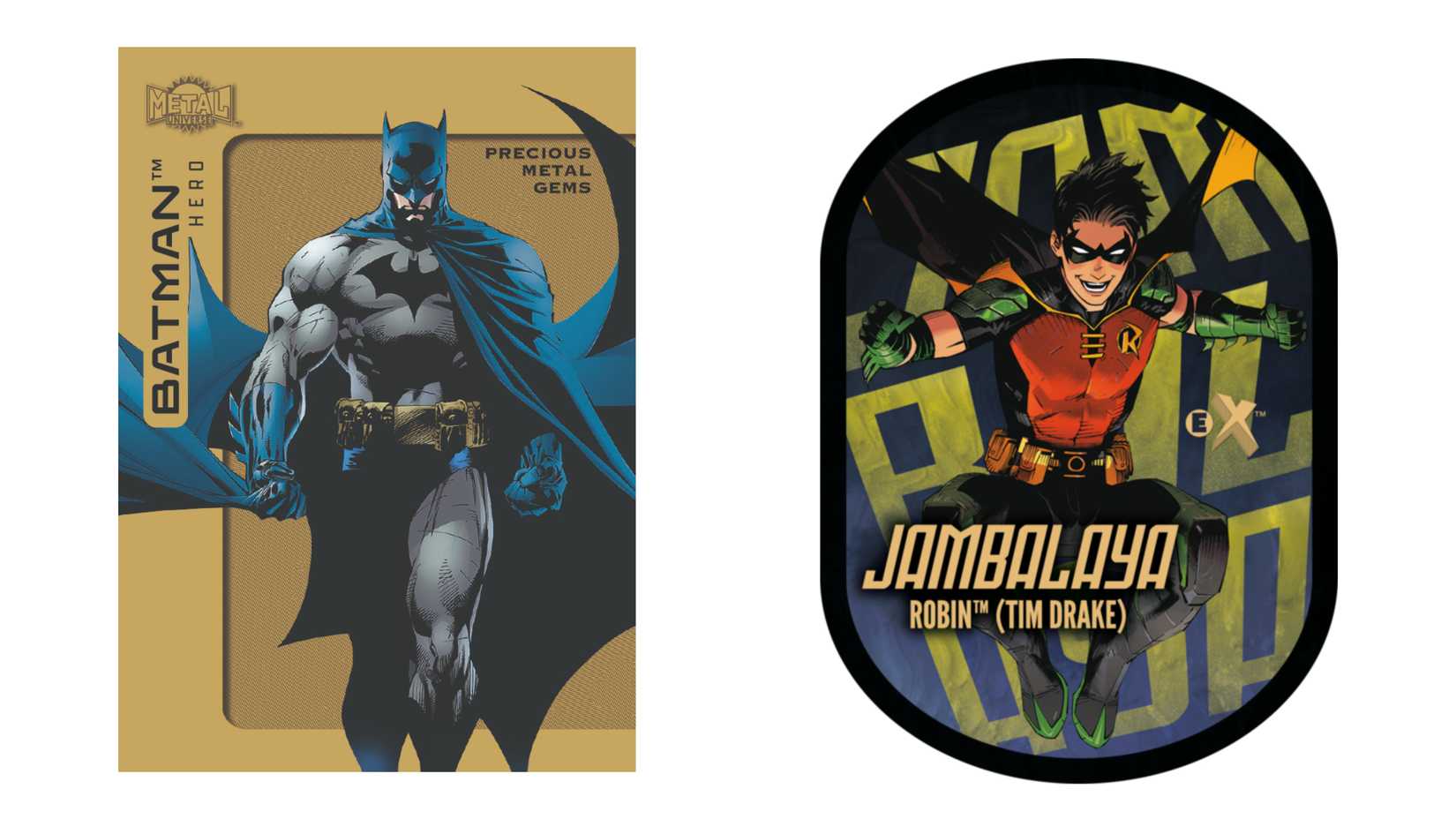 upper deck batman and robin cards.