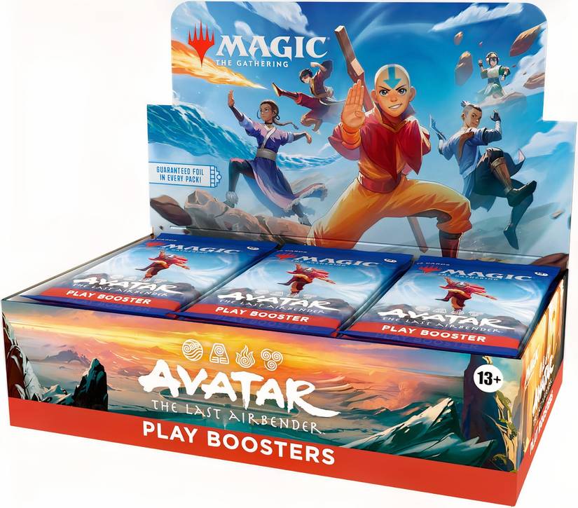 Jogue a caixa de reforço se o crossover Magic: The Gathering Avatar: The Last Airbender