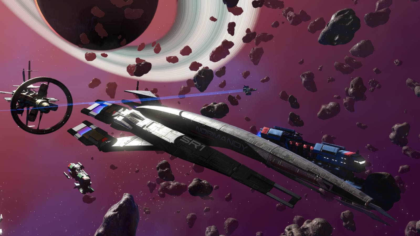 Am Mass Effect Day landet die Normandy in No Man's Sky.
