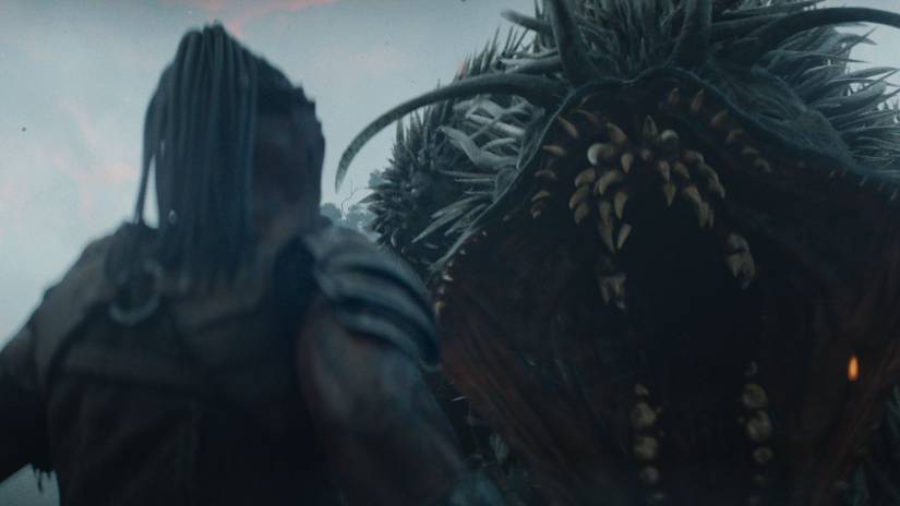 Dek enfrenta o Kalisk em Predator: Badlands