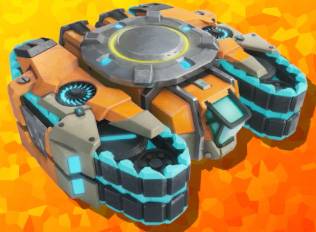 The Tank Star machine in Kirby Air Riders