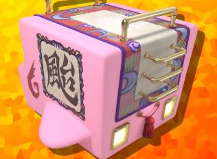 The Wagon Star in Kirby Air Riders, a pink boxy vehicle