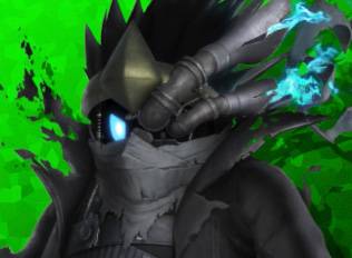 Noir Dedede, a dark version of King Dedede, in Kirby Air Riders