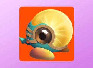 A Kirby Air Riders License Card Icon of a round lightbulb-like creature