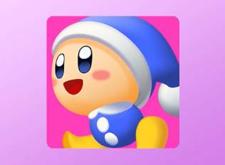 A Kirby Air Riders License Card Icon of a bomber enemy