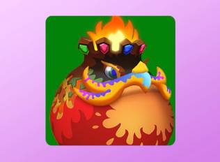 A Kirby Air Riders License Card Icon of a large fish-like creature with flames coming out of its head.