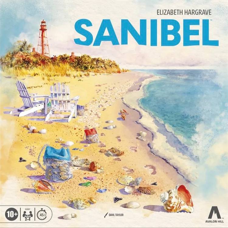 Capa do jogo de tabuleiro Sanibel