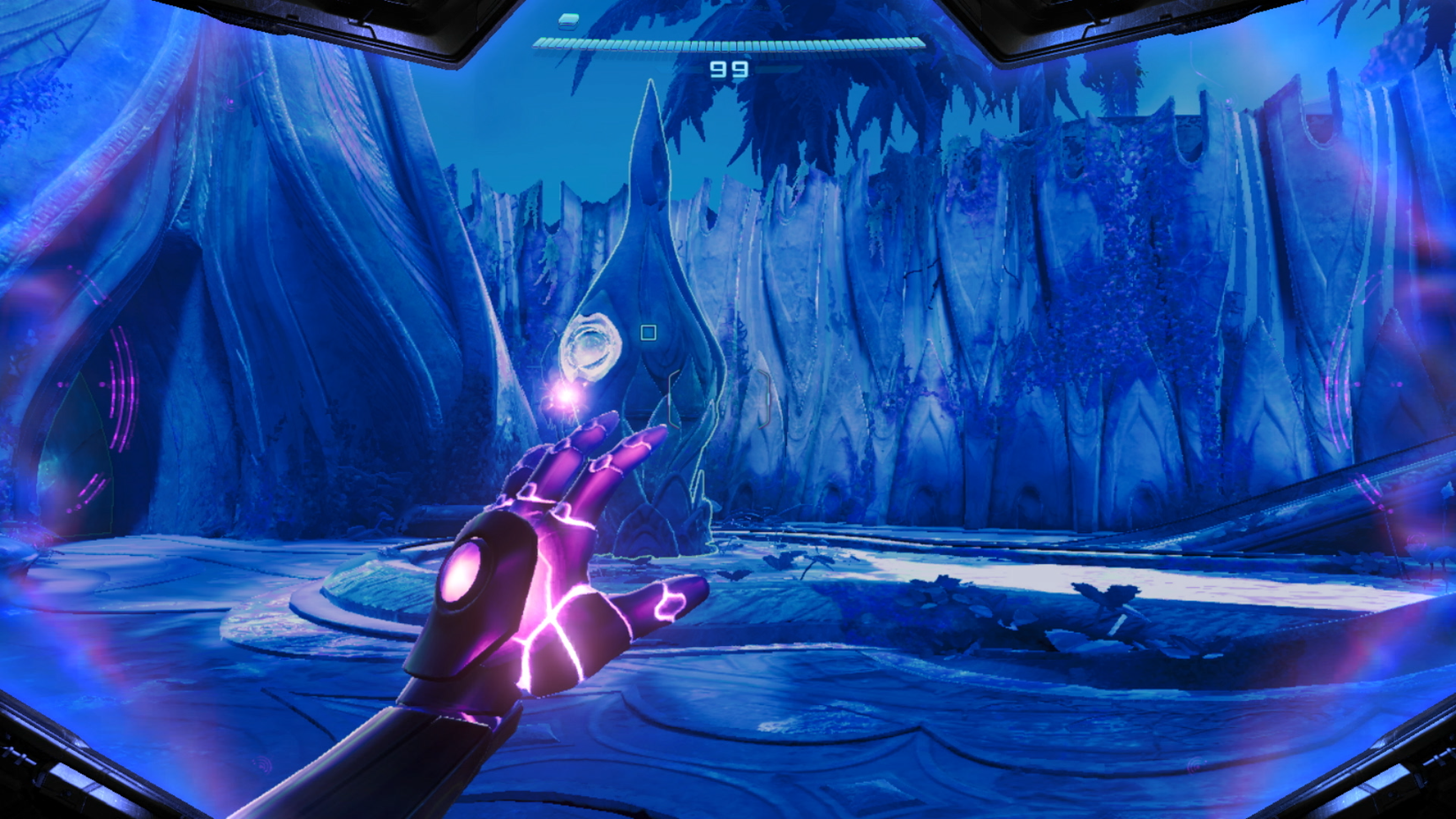 Samus uses the Psychic Glove to control motes of light in Metroid Prime 4