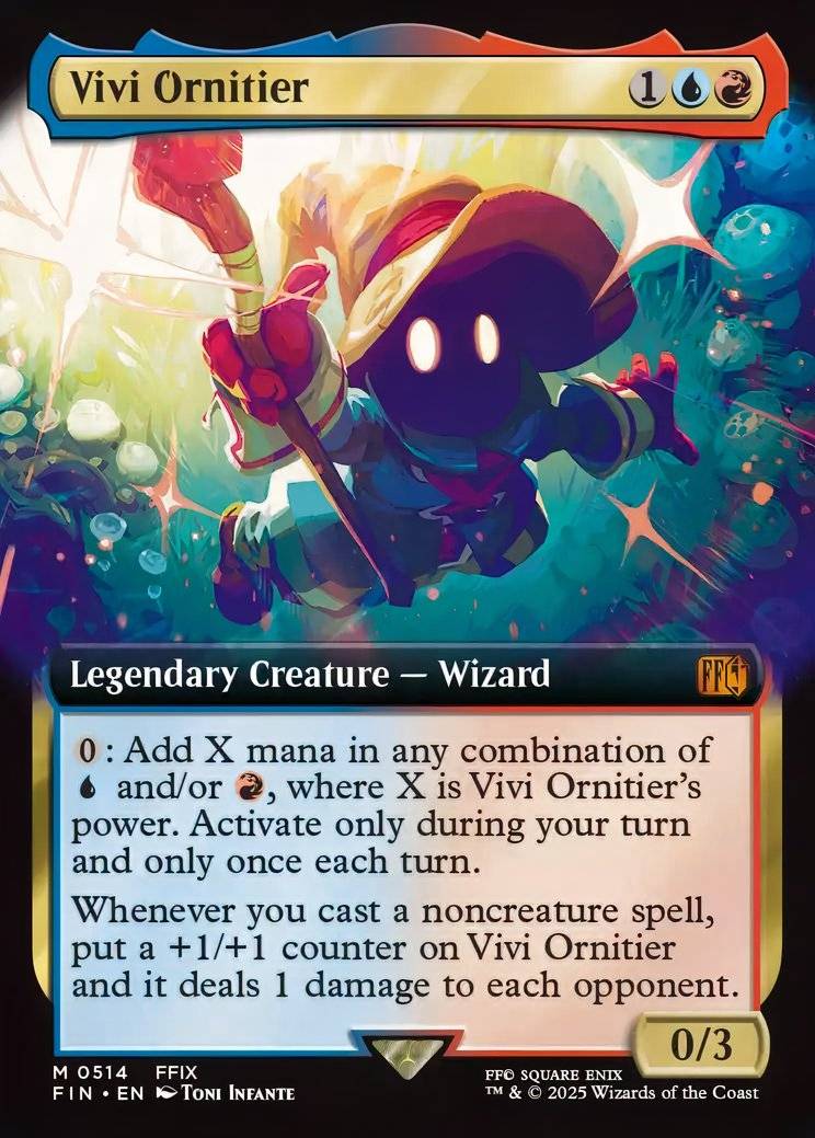 An image of the Vivi Ornitier Magic: The Gathering card