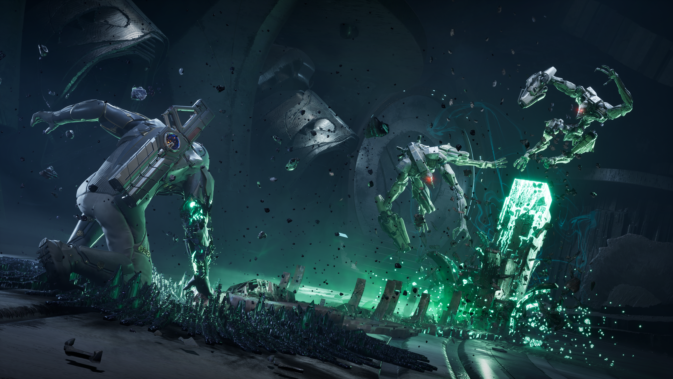 June uses living stone in the battle in Exodus.