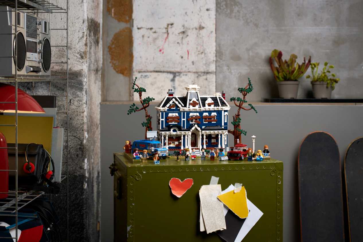 Wide shot of the Creel House model