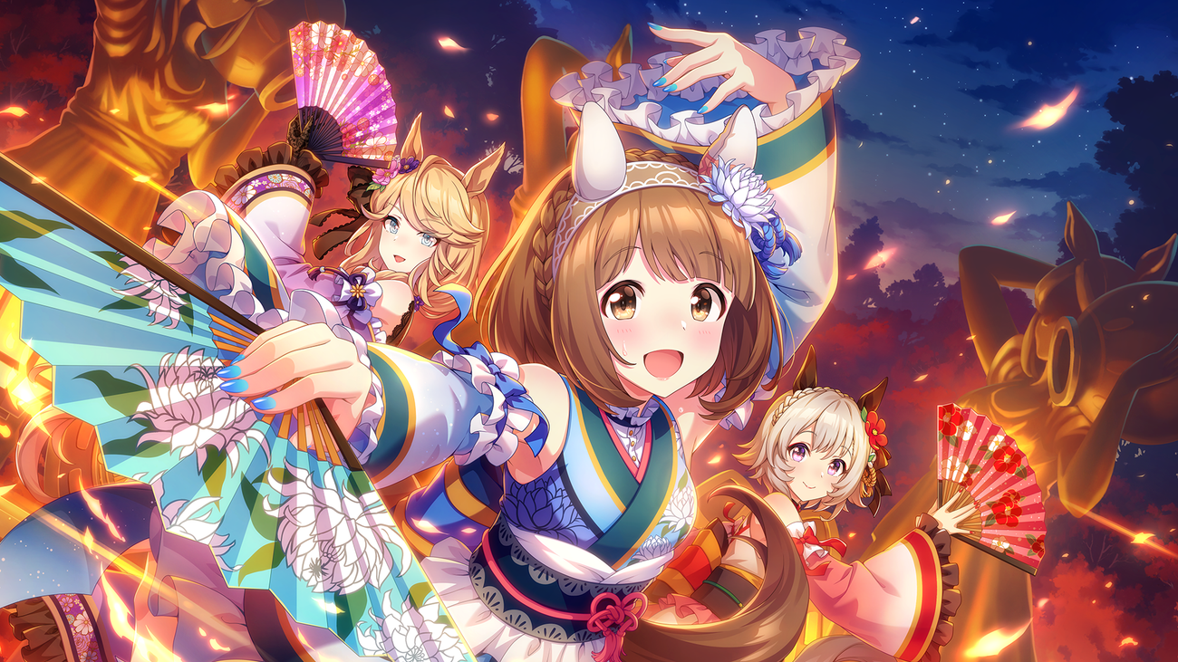 Umamusume characters gather in key art for best games of 2025 including Umamusume Pretty Derby