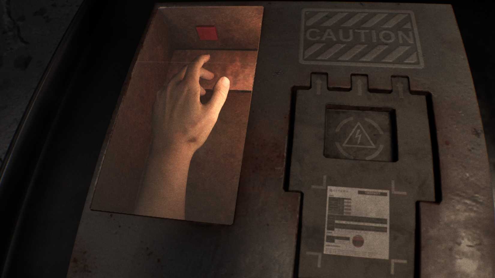 Samuel reaches into a trap that threatens severe injury.