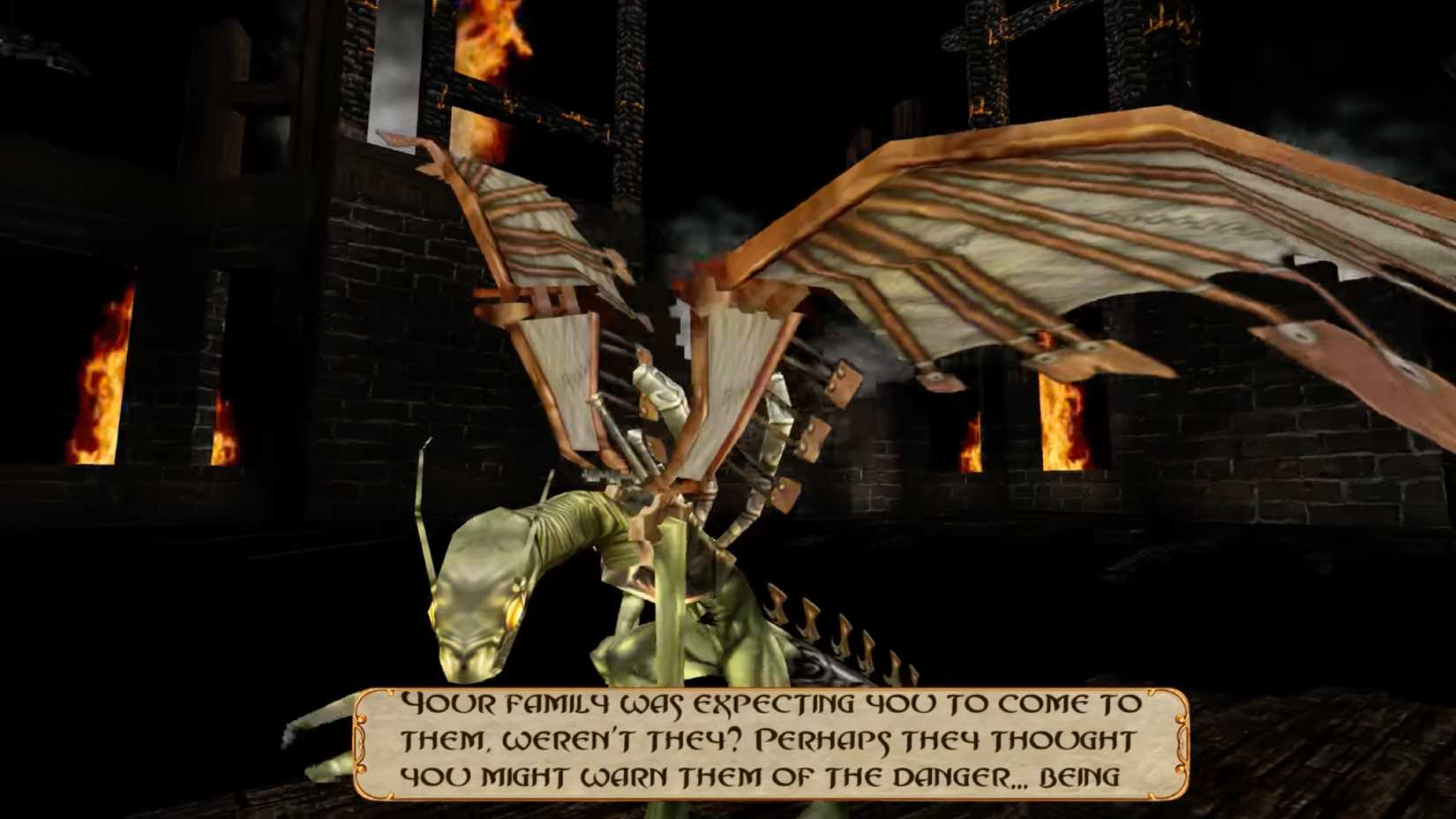 一名 NPC 將愛麗絲家人的死亡歸咎於她。