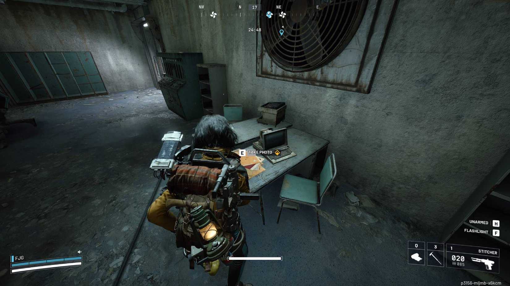 The blueprints you need to interact with on a desk in Arc Raiders.