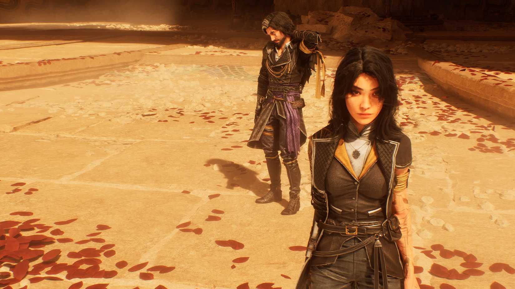 Clair Obscur screenshot showing Lune and Verso