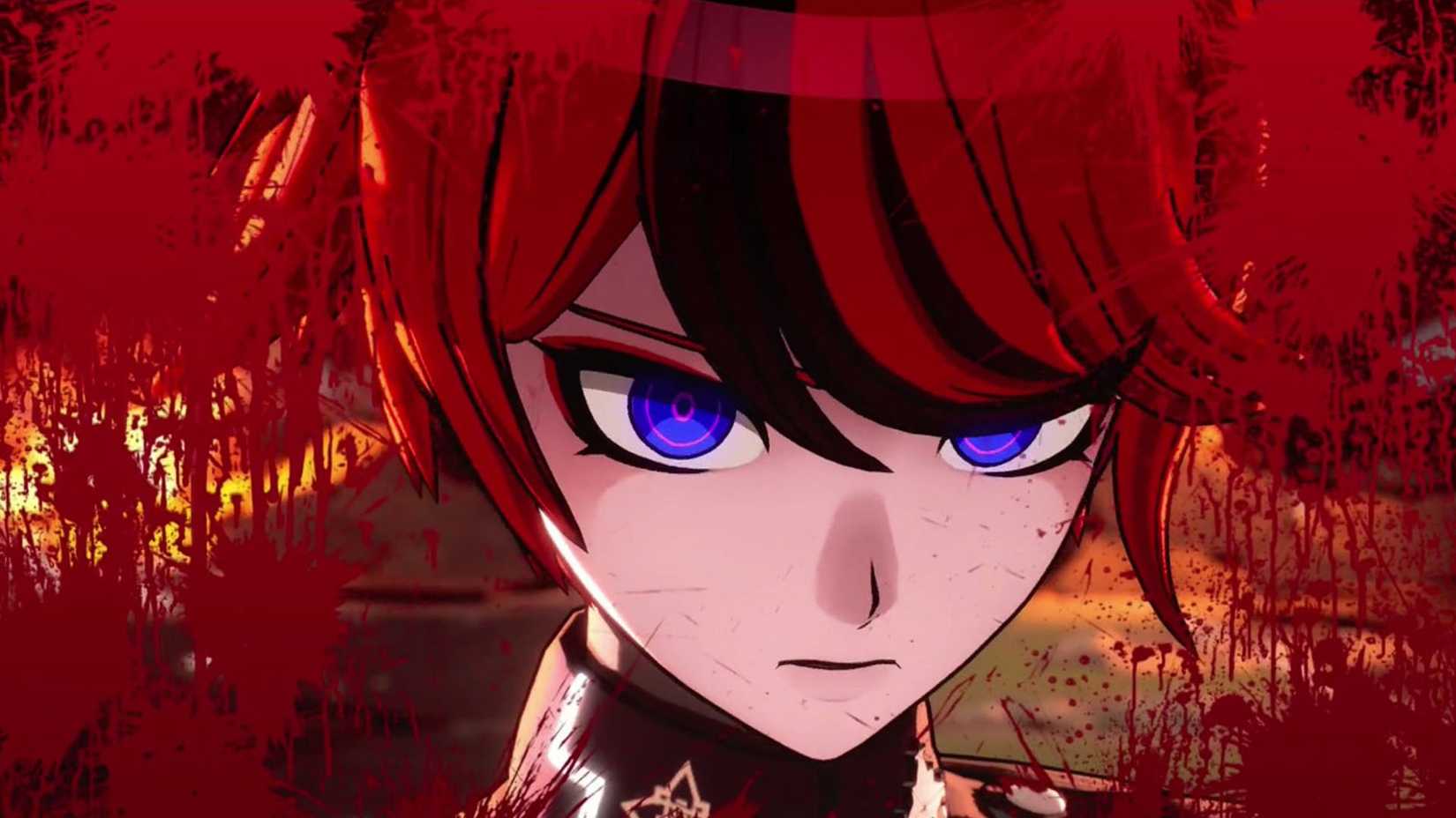 A Hundred Line screenshot of the protagonist, Takumi Sumino