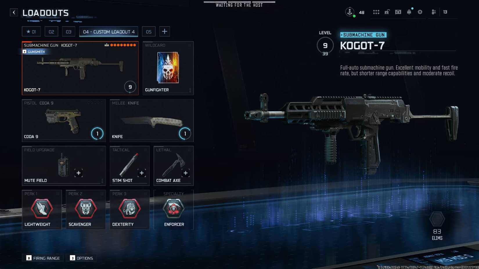 The Kogot-7 in Black Ops 7 with the class listed in this guide.