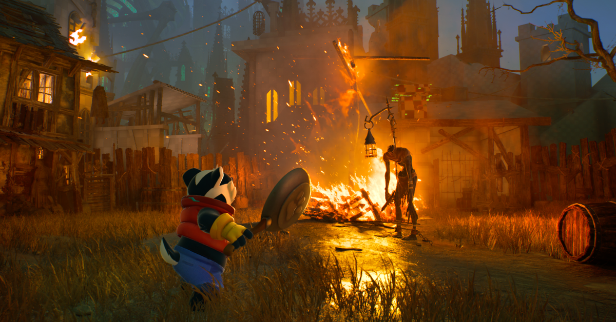 polygon.com - Deven McClure - Evan Peters' new video game is a wildly creative mascot platformer satire