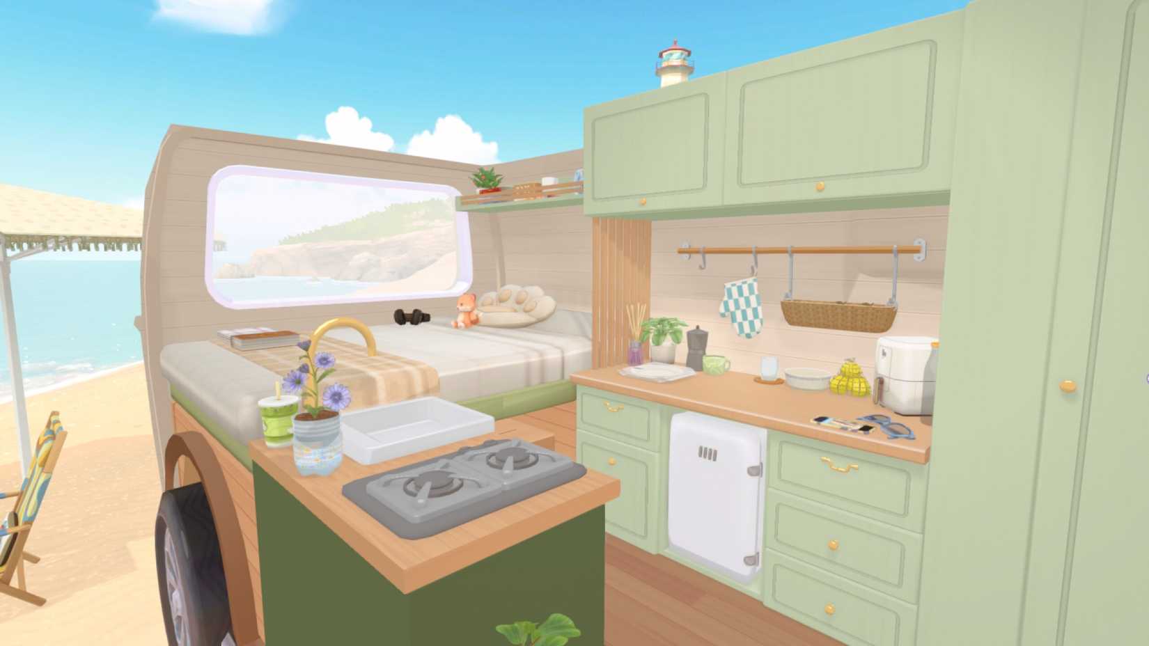 The player's camper in Camper Van: Make It Home