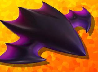The Shadow Star, a bat-wing like machine in Kirby Air Riders