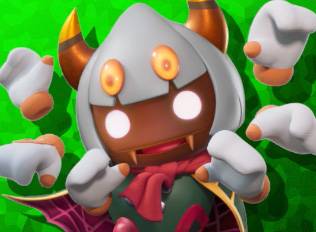 Taranza, a spider-like character in Kirby Air Riders