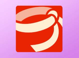 A sticker of the Fighter red icon